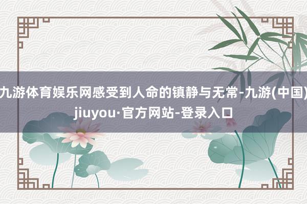 九游體育娛樂網(wǎng)感受到人命的鎮(zhèn)靜與無常-九游(中國)jiuyou·官方網(wǎng)站-登錄入口